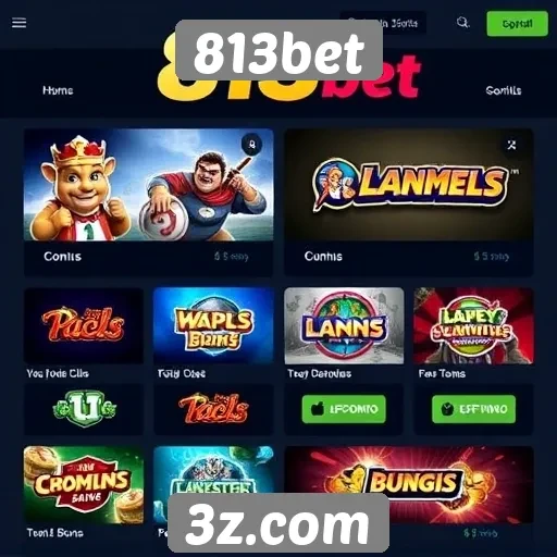 Análise das opções de jogos disponíveis no site 813bet