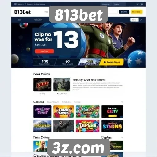 Análise da interface do usuário do site 813bet